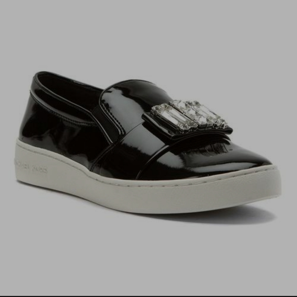 Michael Kors patent slip-on sneakers size 7.5